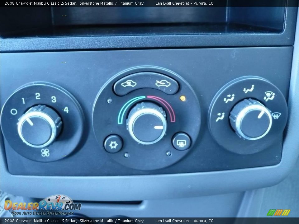 2008 Chevrolet Malibu Classic LS Sedan Silverstone Metallic / Titanium Gray Photo #23