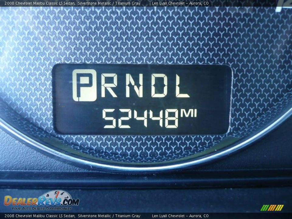 2008 Chevrolet Malibu Classic LS Sedan Silverstone Metallic / Titanium Gray Photo #25