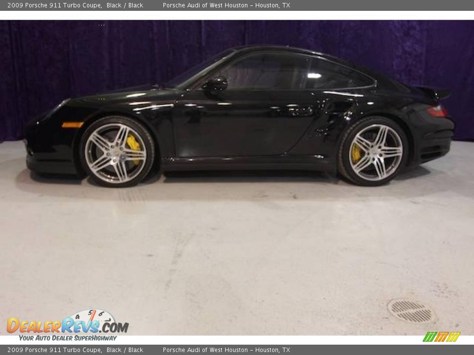 2009 Porsche 911 Turbo Coupe Black / Black Photo #4