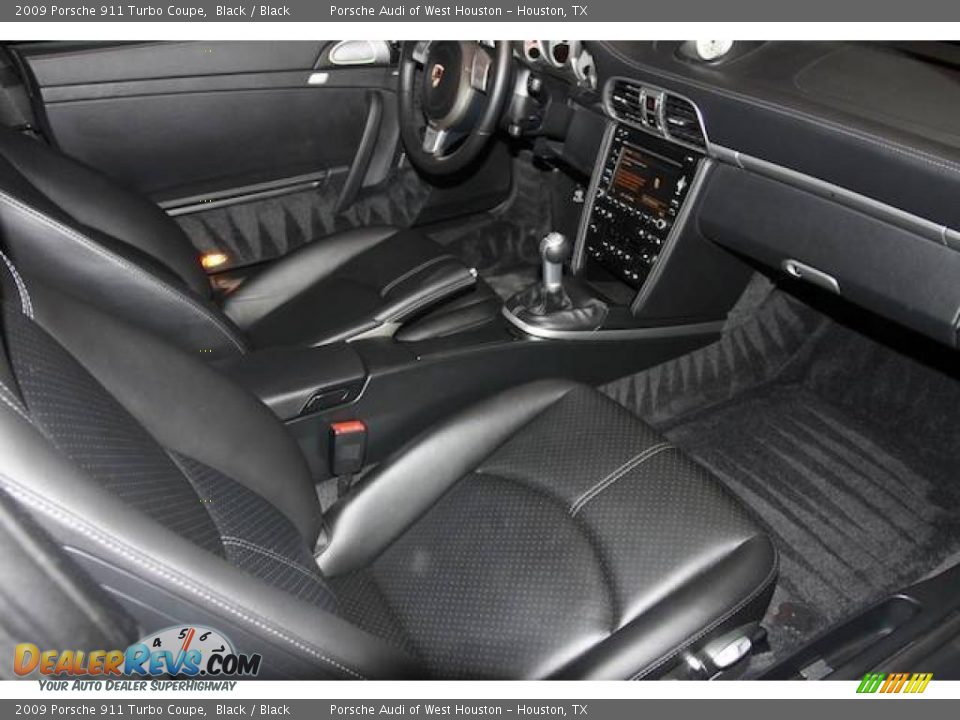 2009 Porsche 911 Turbo Coupe Black / Black Photo #6