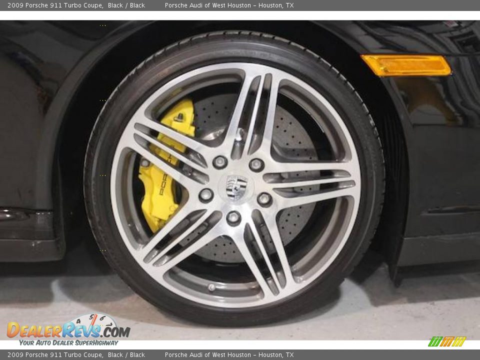 2009 Porsche 911 Turbo Coupe Black / Black Photo #9