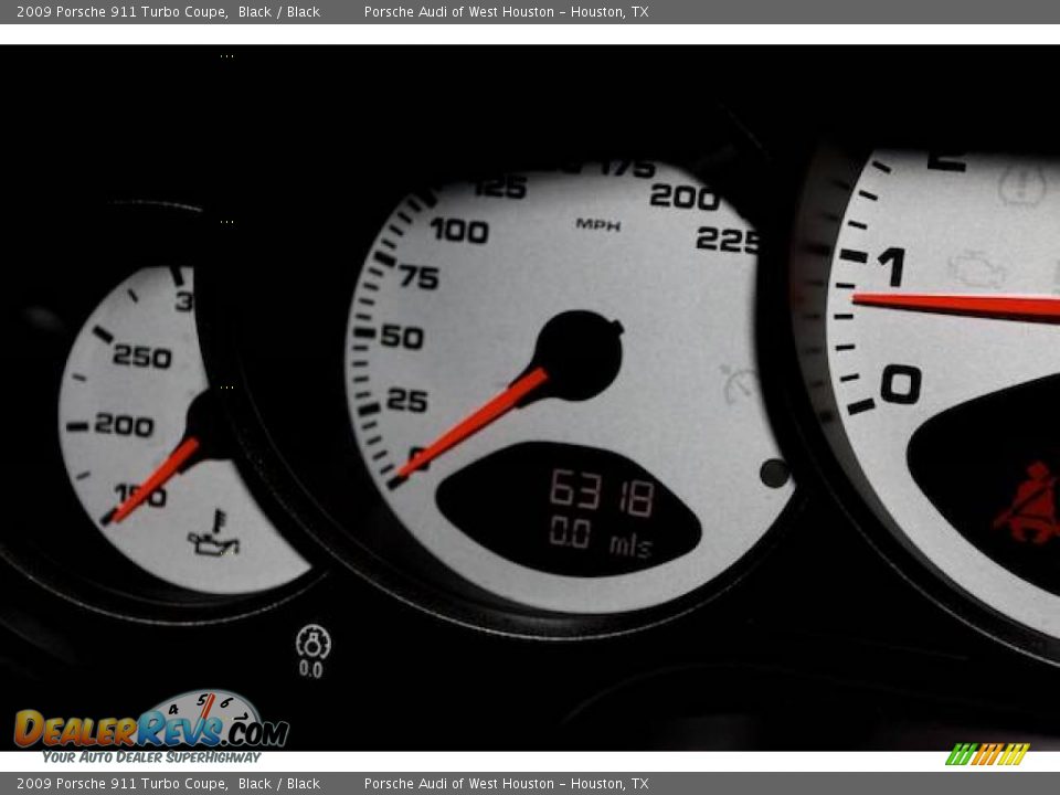 2009 Porsche 911 Turbo Coupe Black / Black Photo #11