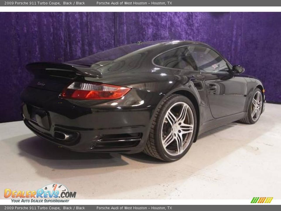 2009 Porsche 911 Turbo Coupe Black / Black Photo #12