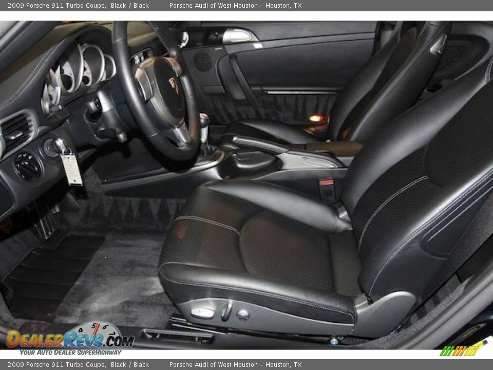 2009 Porsche 911 Turbo Coupe Black / Black Photo #20