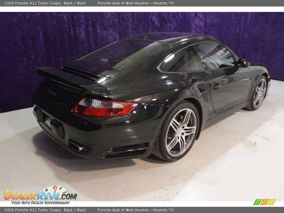 2009 Porsche 911 Turbo Coupe Black / Black Photo #26