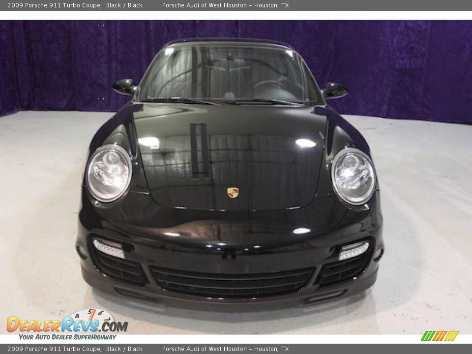 2009 Porsche 911 Turbo Coupe Black / Black Photo #34
