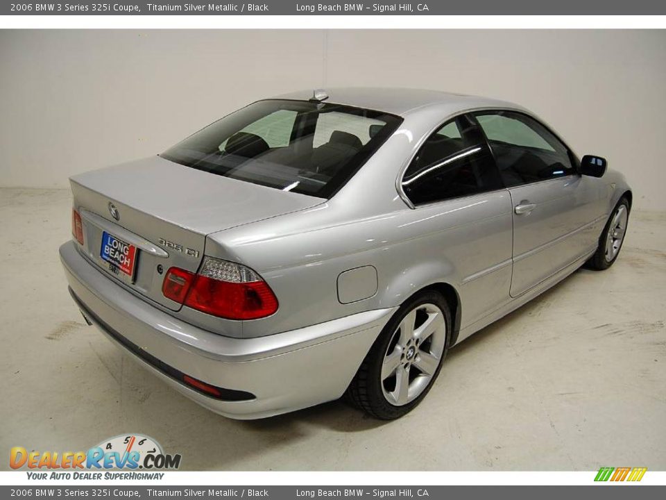 2006 BMW 3 Series 325i Coupe Titanium Silver Metallic / Black Photo #5