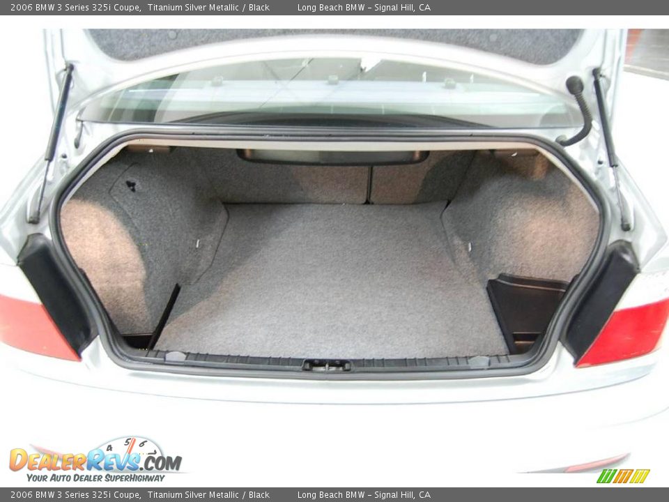 2006 BMW 3 Series 325i Coupe Titanium Silver Metallic / Black Photo #8
