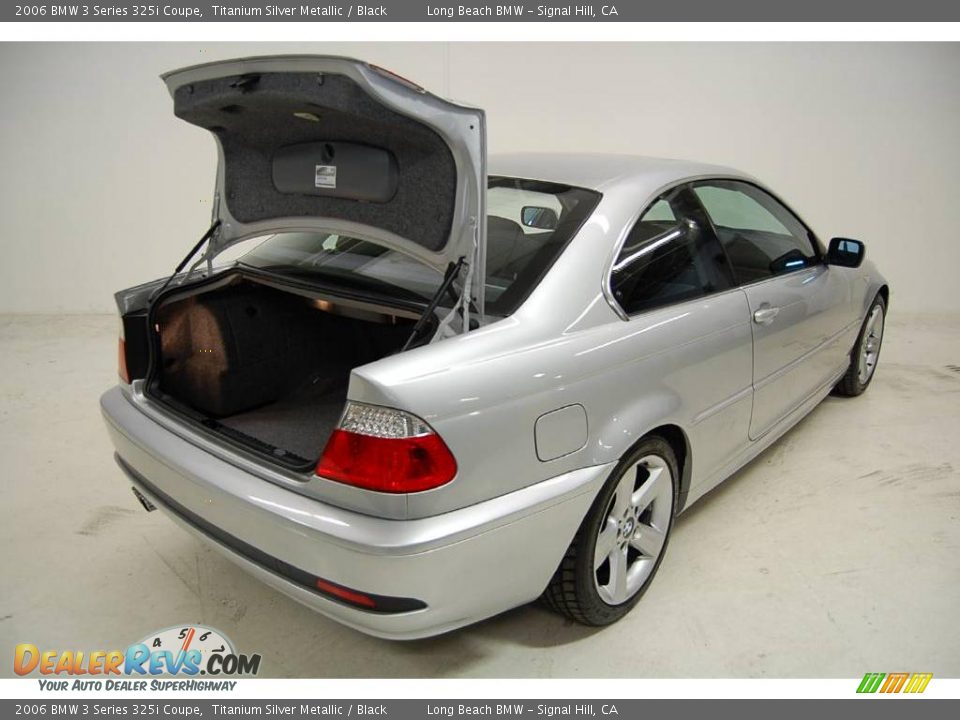 2006 BMW 3 Series 325i Coupe Titanium Silver Metallic / Black Photo #9