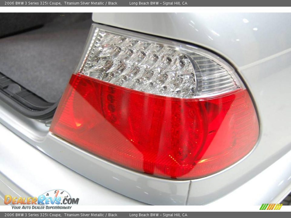 2006 BMW 3 Series 325i Coupe Titanium Silver Metallic / Black Photo #10