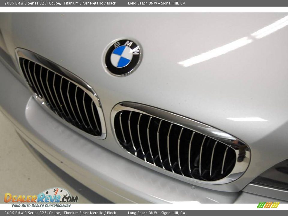 2006 BMW 3 Series 325i Coupe Titanium Silver Metallic / Black Photo #14