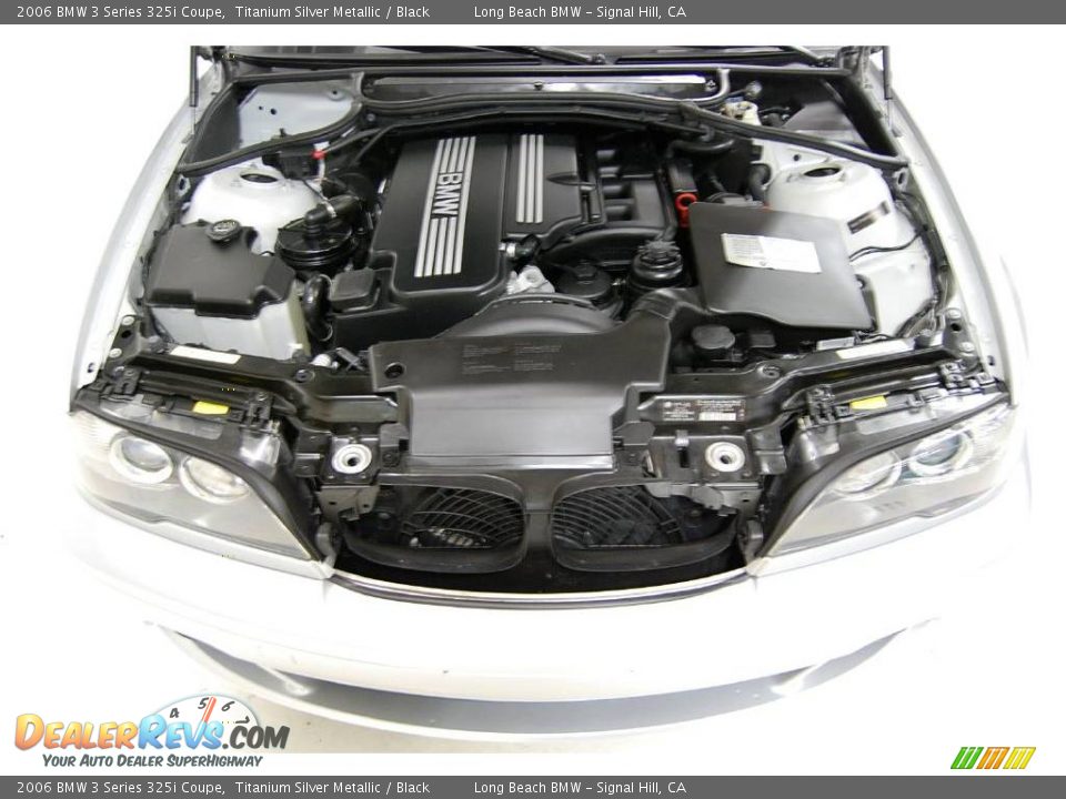 2006 BMW 3 Series 325i Coupe Titanium Silver Metallic / Black Photo #16