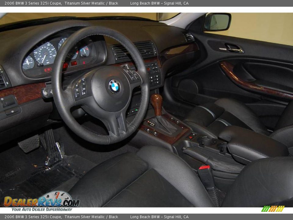 2006 BMW 3 Series 325i Coupe Titanium Silver Metallic / Black Photo #18