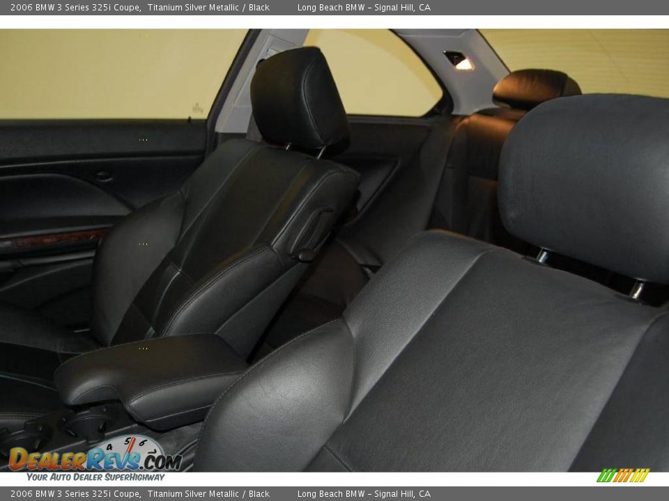 2006 BMW 3 Series 325i Coupe Titanium Silver Metallic / Black Photo #20