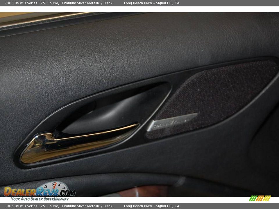 2006 BMW 3 Series 325i Coupe Titanium Silver Metallic / Black Photo #23
