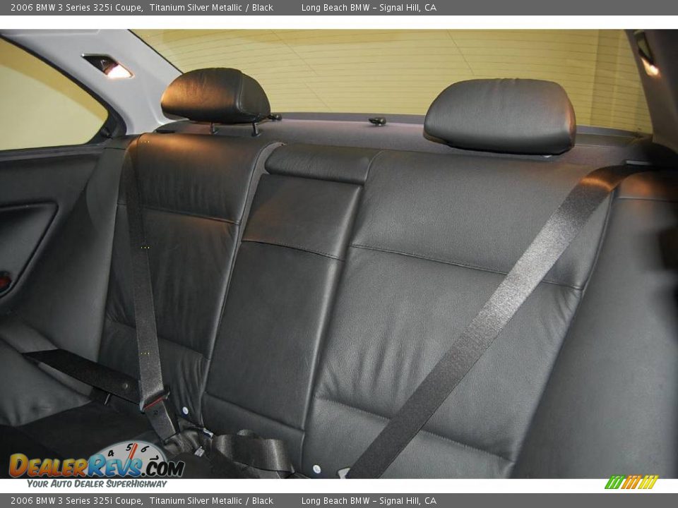 2006 BMW 3 Series 325i Coupe Titanium Silver Metallic / Black Photo #24