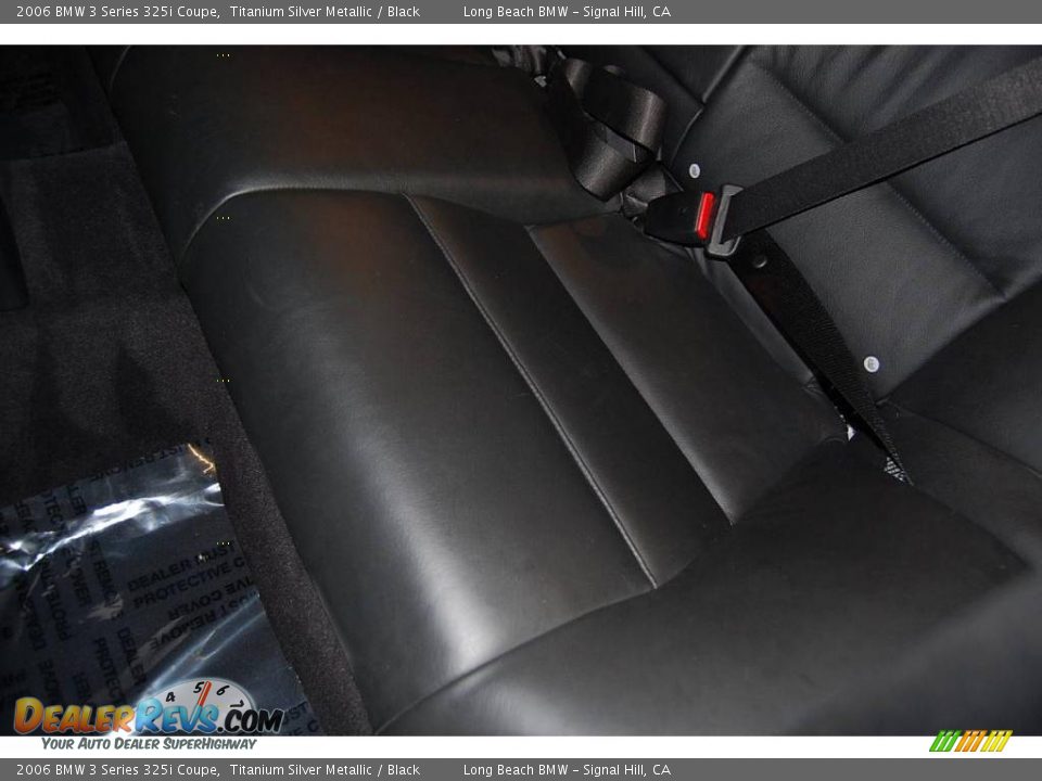 2006 BMW 3 Series 325i Coupe Titanium Silver Metallic / Black Photo #26