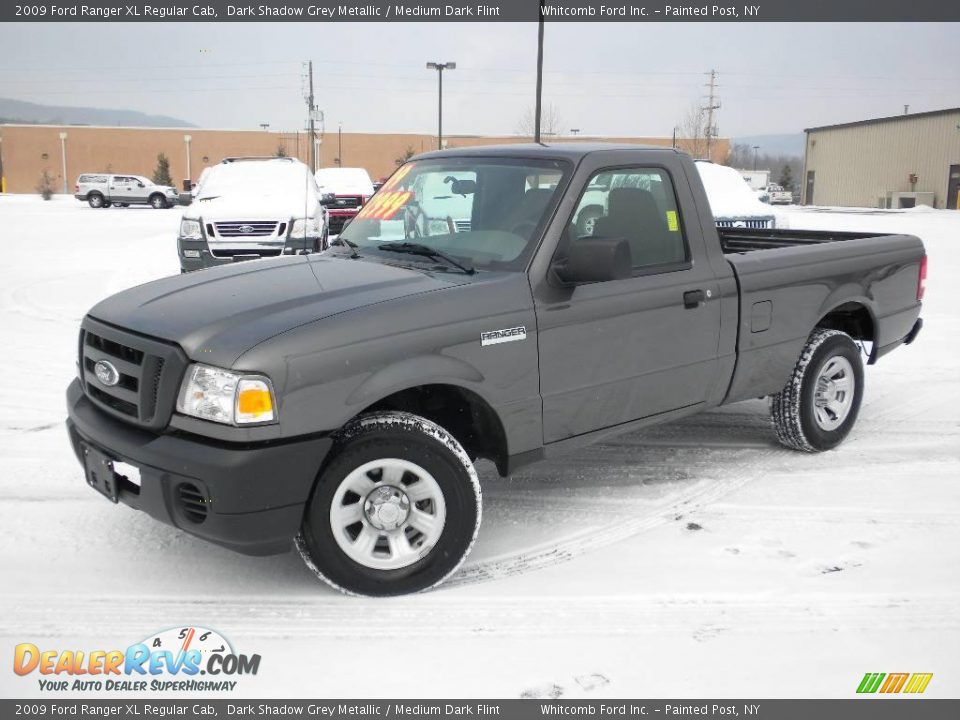 2009 Ford Ranger XL Regular Cab Dark Shadow Grey Metallic / Medium Dark Flint Photo #1
