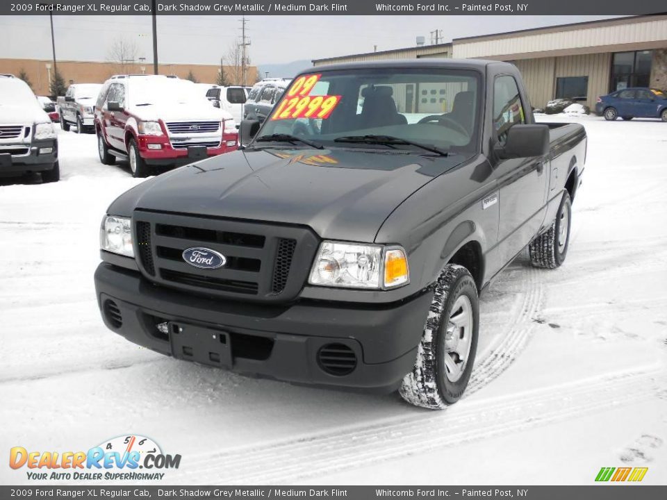 2009 Ford Ranger XL Regular Cab Dark Shadow Grey Metallic / Medium Dark Flint Photo #2