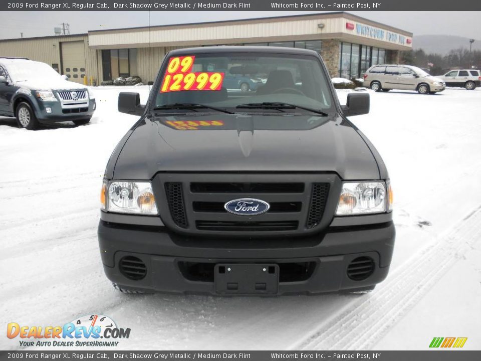 2009 Ford Ranger XL Regular Cab Dark Shadow Grey Metallic / Medium Dark Flint Photo #3