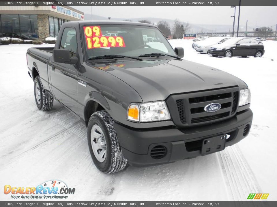 2009 Ford Ranger XL Regular Cab Dark Shadow Grey Metallic / Medium Dark Flint Photo #4