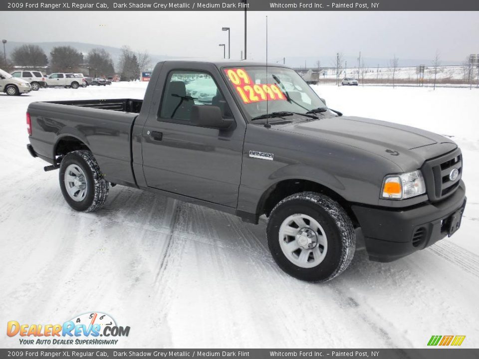 2009 Ford Ranger XL Regular Cab Dark Shadow Grey Metallic / Medium Dark Flint Photo #5