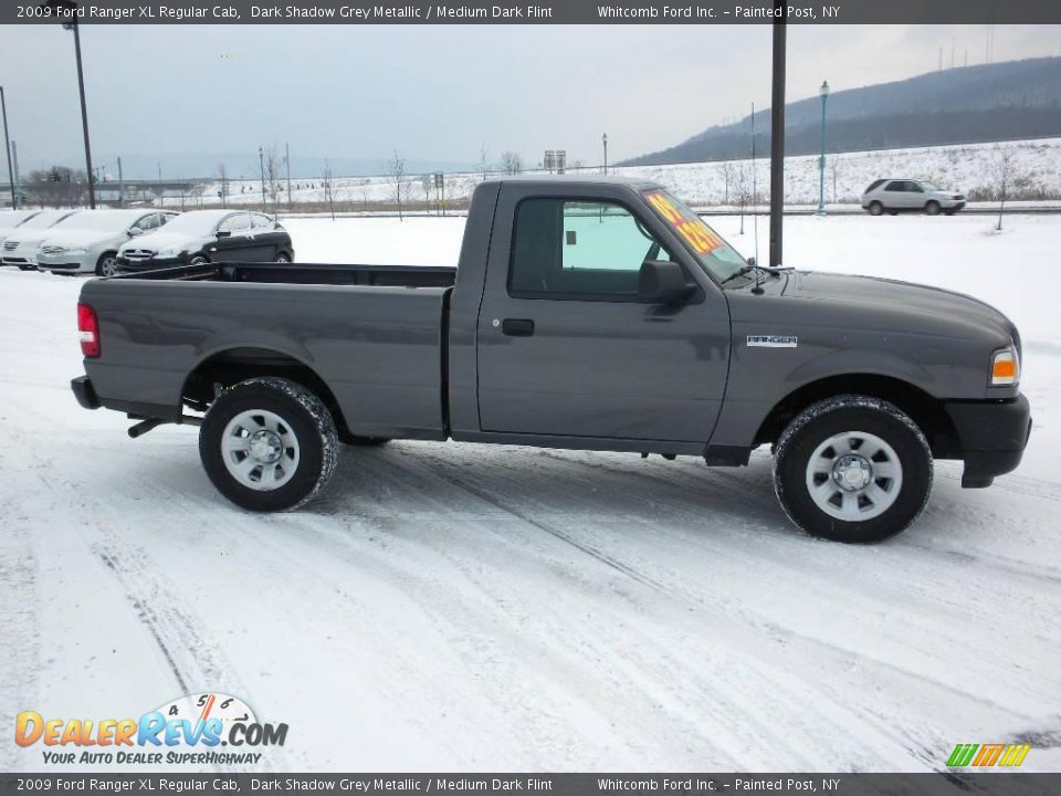 2009 Ford Ranger XL Regular Cab Dark Shadow Grey Metallic / Medium Dark Flint Photo #6