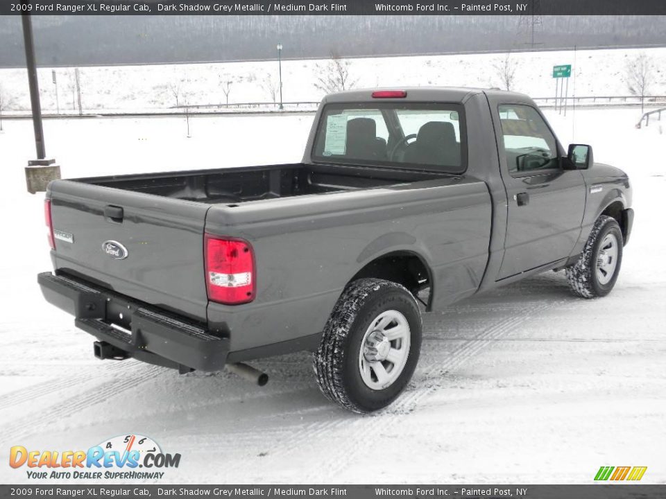 2009 Ford Ranger XL Regular Cab Dark Shadow Grey Metallic / Medium Dark Flint Photo #9