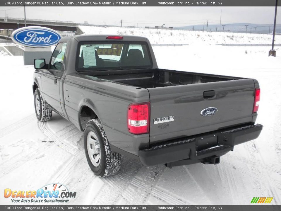 2009 Ford Ranger XL Regular Cab Dark Shadow Grey Metallic / Medium Dark Flint Photo #12