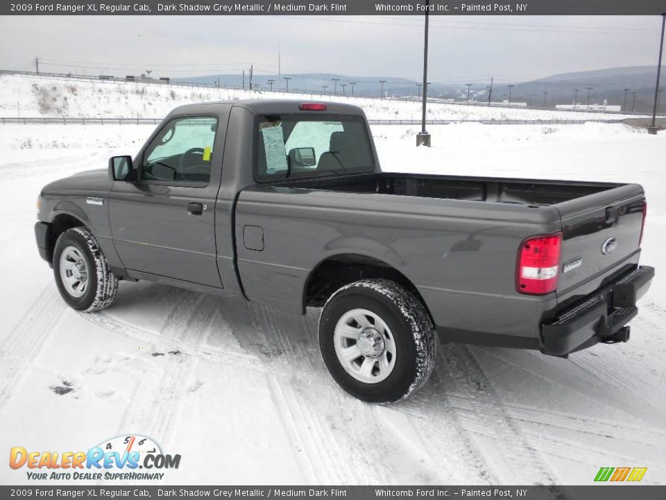 2009 Ford Ranger XL Regular Cab Dark Shadow Grey Metallic / Medium Dark Flint Photo #13