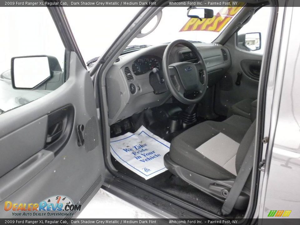 2009 Ford Ranger XL Regular Cab Dark Shadow Grey Metallic / Medium Dark Flint Photo #14