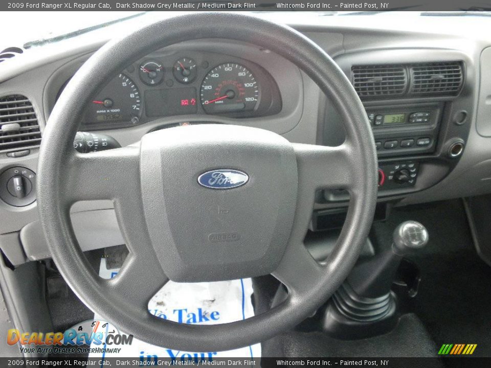 2009 Ford Ranger XL Regular Cab Dark Shadow Grey Metallic / Medium Dark Flint Photo #22