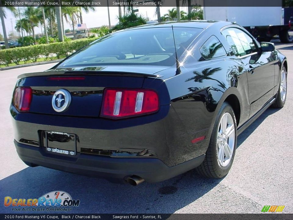 2010 Ford Mustang V6 Coupe Black / Charcoal Black Photo #3
