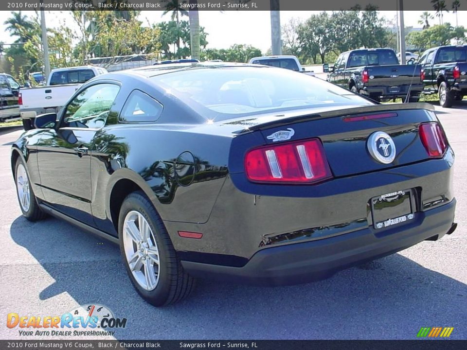2010 Ford Mustang V6 Coupe Black / Charcoal Black Photo #5