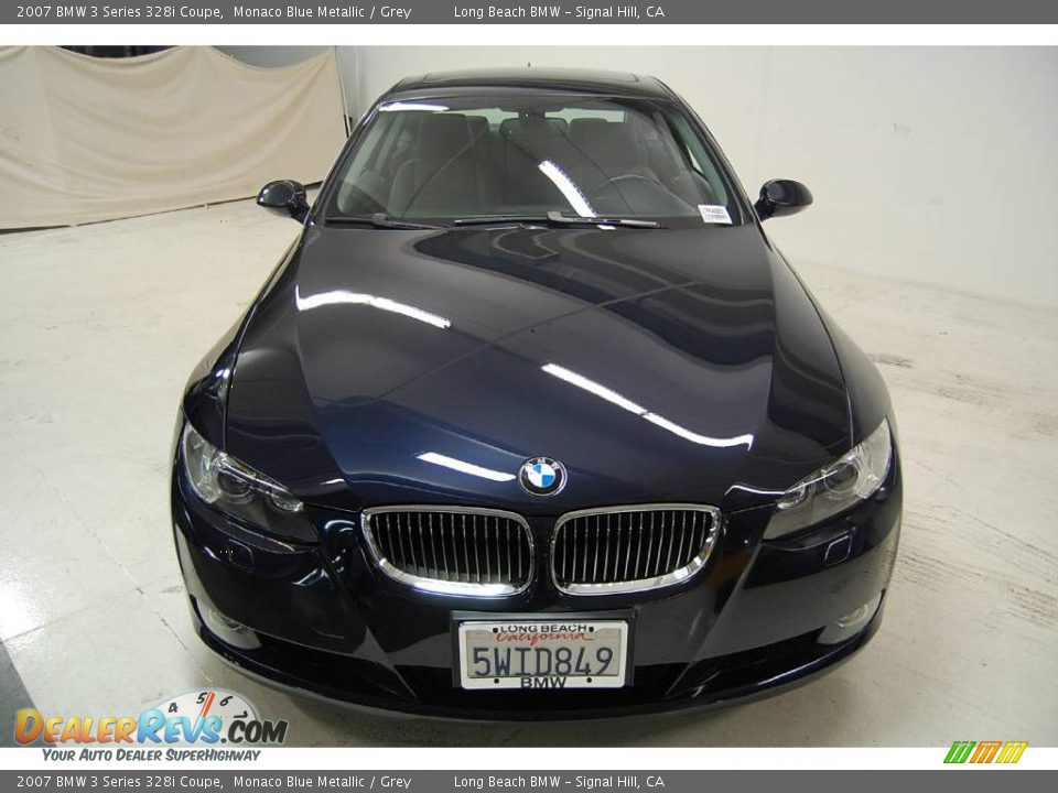 2007 BMW 3 Series 328i Coupe Monaco Blue Metallic / Grey Photo #5