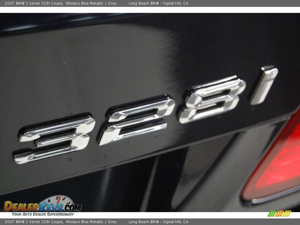 2007 BMW 3 Series 328i Coupe Monaco Blue Metallic / Grey Photo #8
