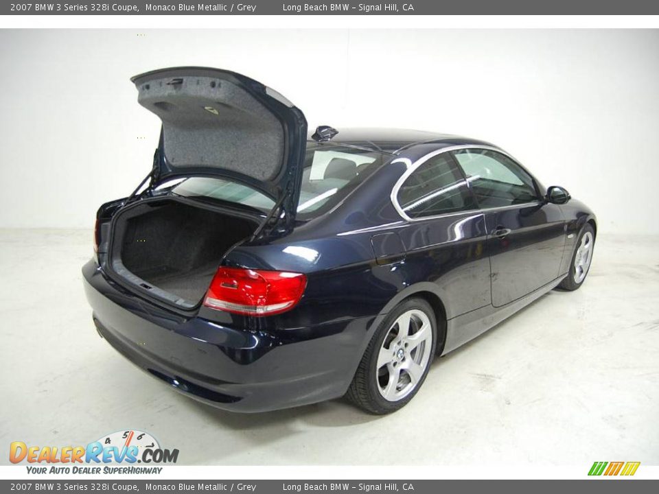 2007 BMW 3 Series 328i Coupe Monaco Blue Metallic / Grey Photo #10