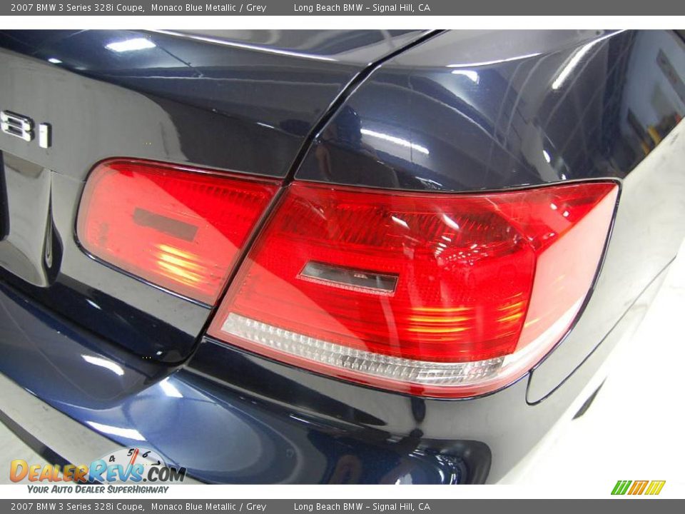 2007 BMW 3 Series 328i Coupe Monaco Blue Metallic / Grey Photo #11