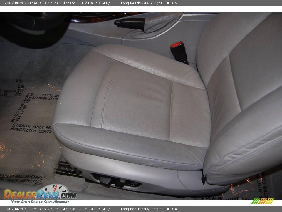 2007 BMW 3 Series 328i Coupe Monaco Blue Metallic / Grey Photo #21