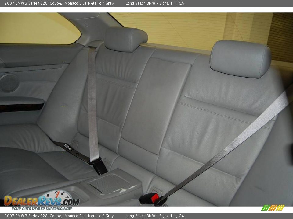 2007 BMW 3 Series 328i Coupe Monaco Blue Metallic / Grey Photo #24