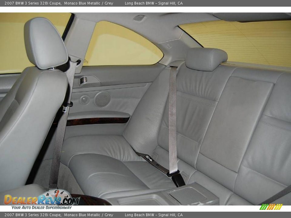 2007 BMW 3 Series 328i Coupe Monaco Blue Metallic / Grey Photo #25