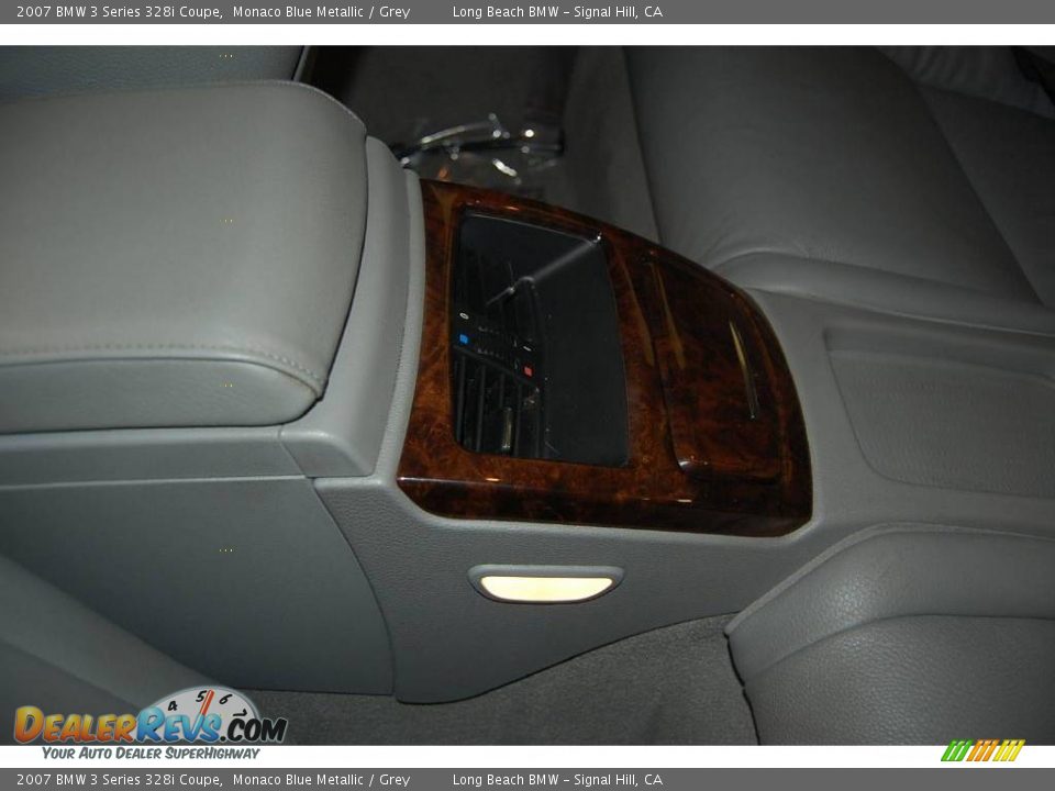 2007 BMW 3 Series 328i Coupe Monaco Blue Metallic / Grey Photo #27