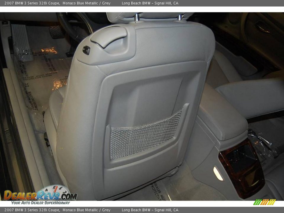 2007 BMW 3 Series 328i Coupe Monaco Blue Metallic / Grey Photo #28