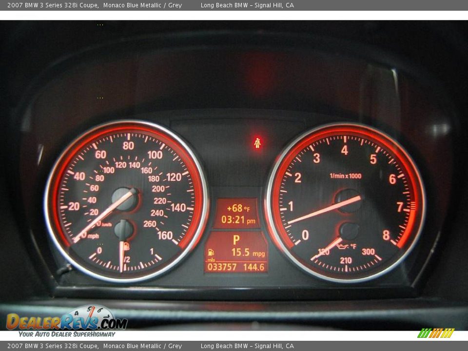 2007 BMW 3 Series 328i Coupe Monaco Blue Metallic / Grey Photo #29
