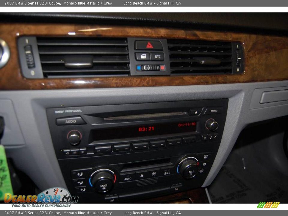 2007 BMW 3 Series 328i Coupe Monaco Blue Metallic / Grey Photo #31