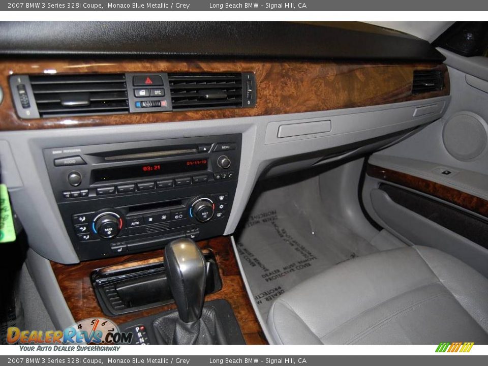 2007 BMW 3 Series 328i Coupe Monaco Blue Metallic / Grey Photo #33