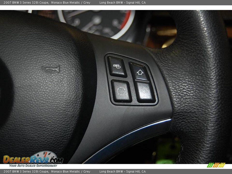 2007 BMW 3 Series 328i Coupe Monaco Blue Metallic / Grey Photo #36