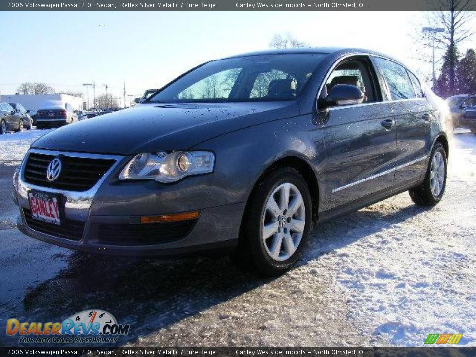 2006 Volkswagen Passat 2.0T Sedan Reflex Silver Metallic / Pure Beige Photo #1