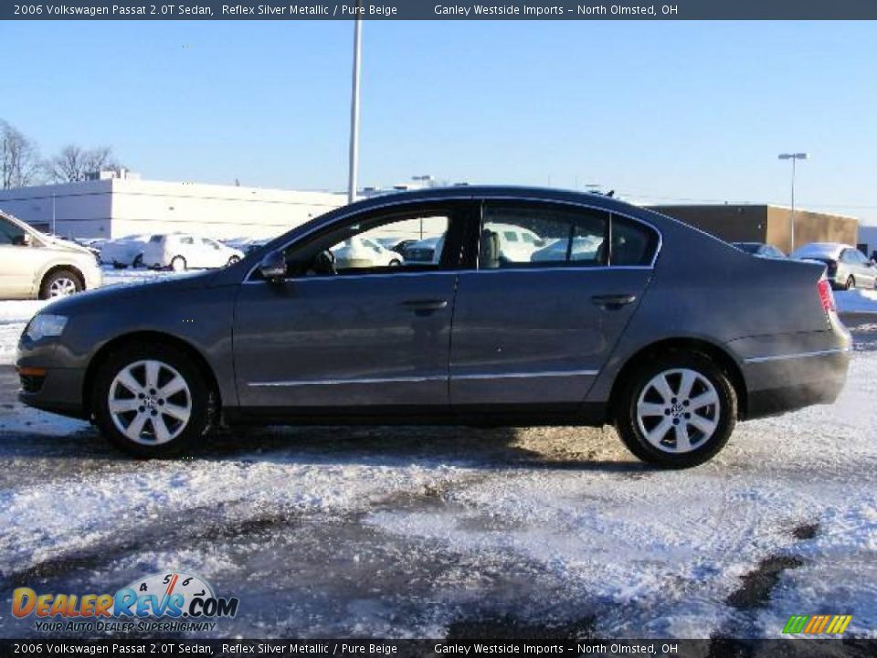 2006 Volkswagen Passat 2.0T Sedan Reflex Silver Metallic / Pure Beige Photo #2