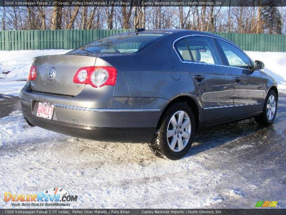 2006 Volkswagen Passat 2.0T Sedan Reflex Silver Metallic / Pure Beige Photo #5